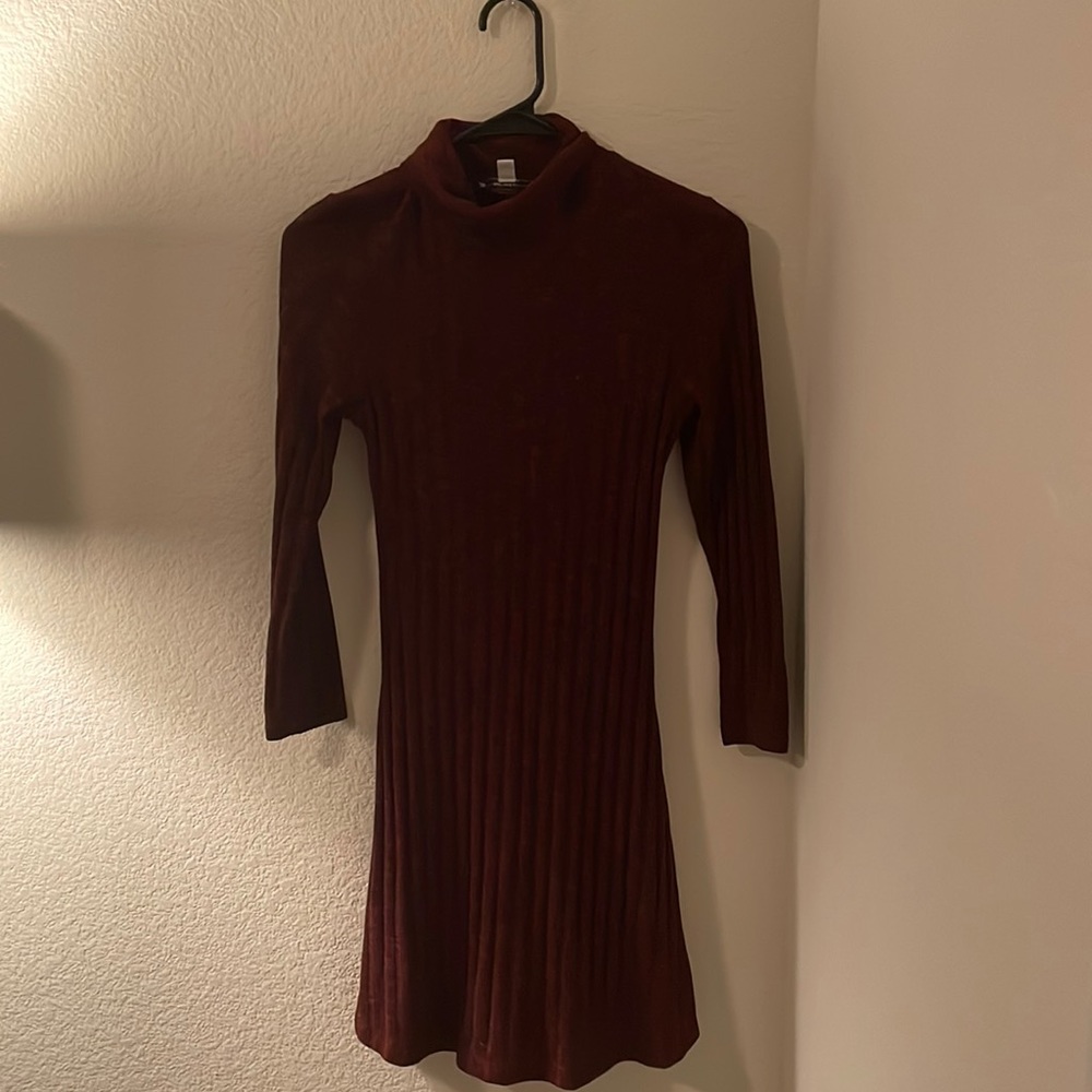 American Eagle outfitters extra small red dress longsleeve